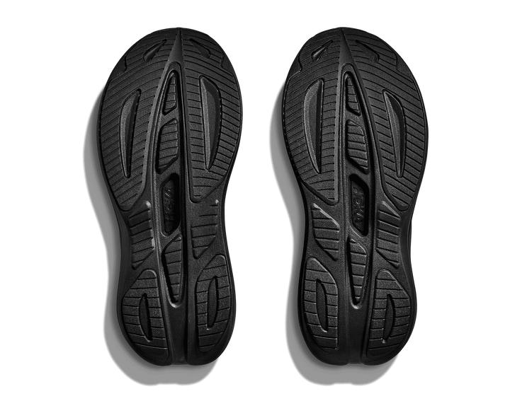 hoka skyward laceless women's | black / black