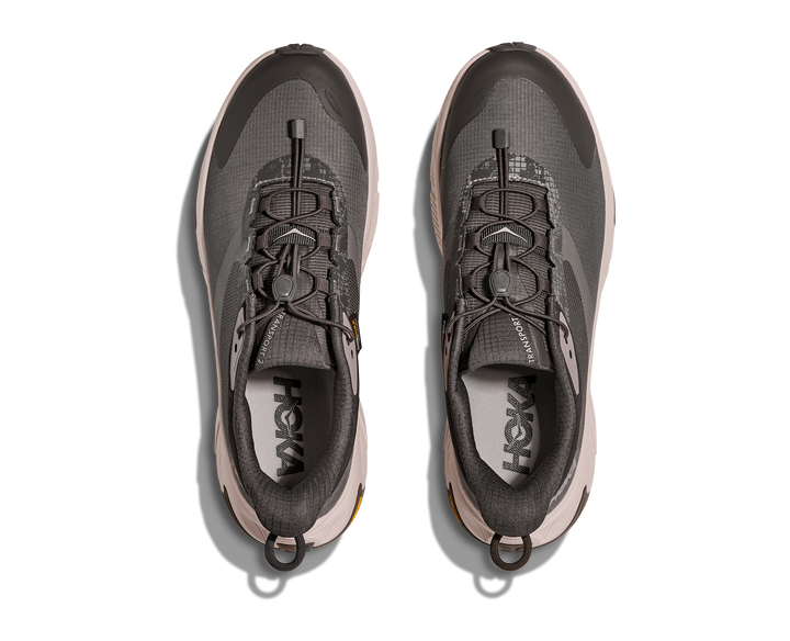 hoka transport 2 men's | gravel / stucco