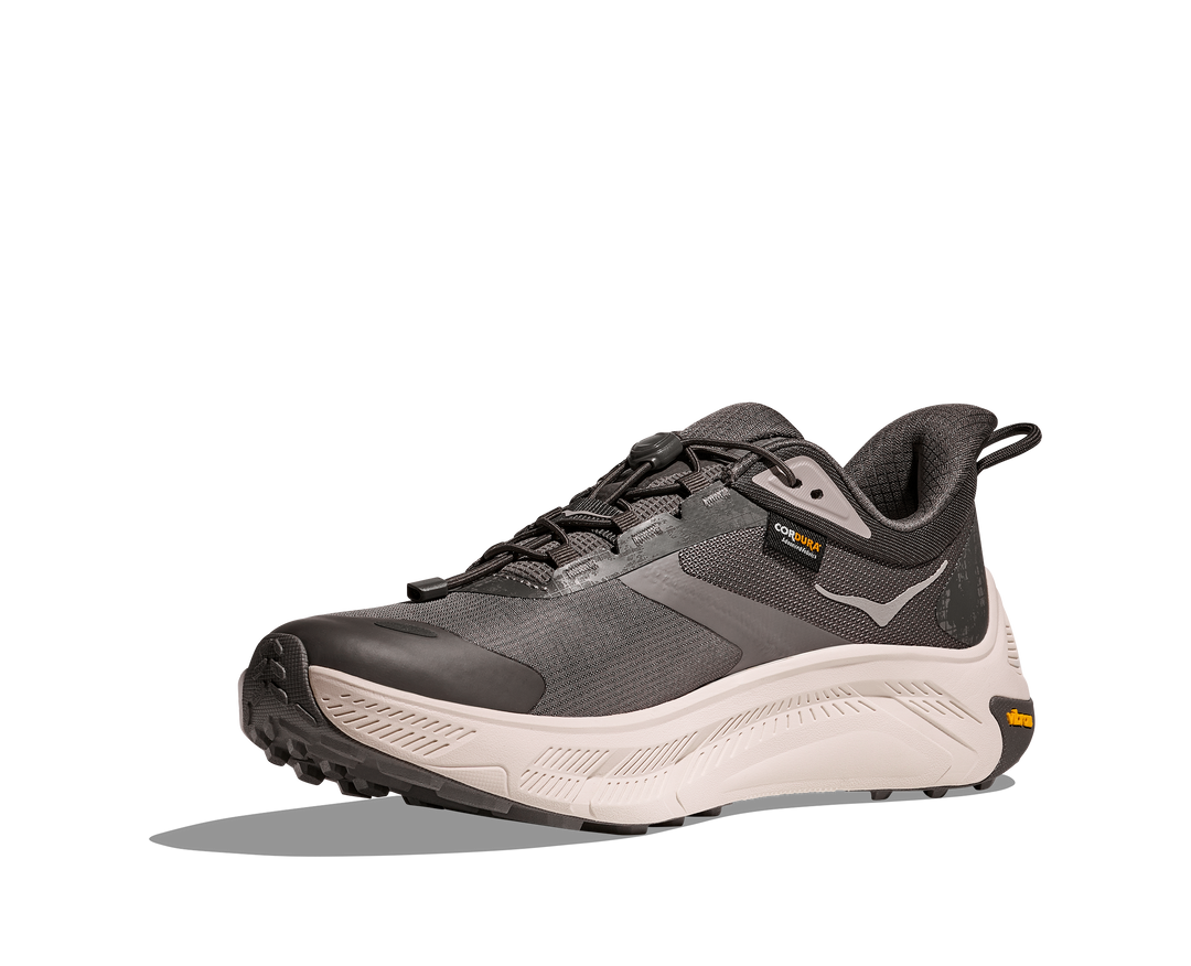 hoka transport 2 men's | gravel / stucco