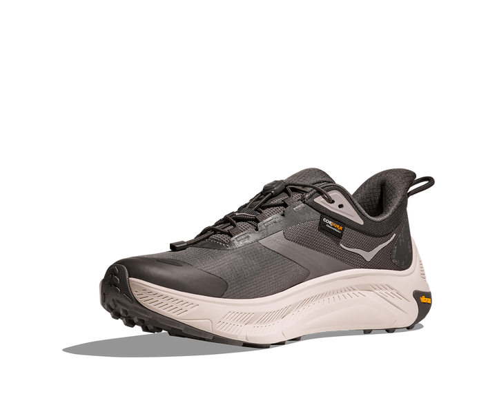 hoka transport 2 men's | gravel / stucco