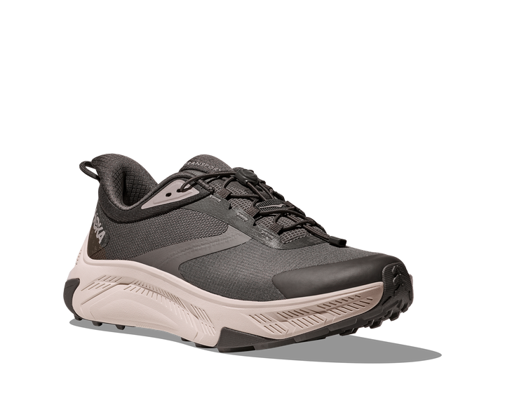 hoka transport 2 men's | gravel / stucco