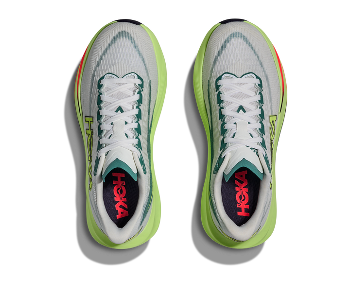 hoka mach 7 men's | frost / neon yuzu
