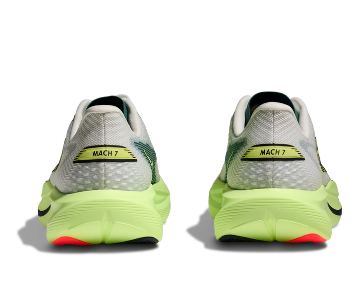 hoka mach 7 men's | frost / neon yuzu