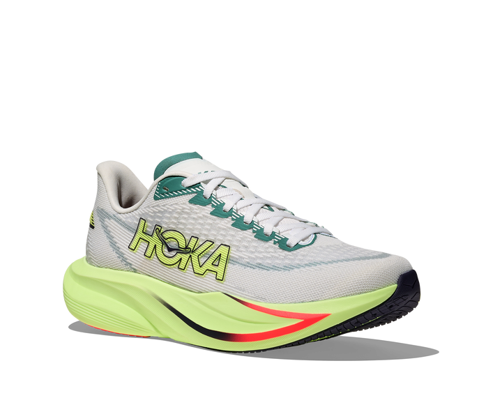 hoka mach 7 men's | frost / neon yuzu