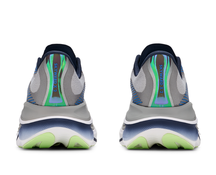 hoka skyward x 2 men's | stellar grey varsity navy