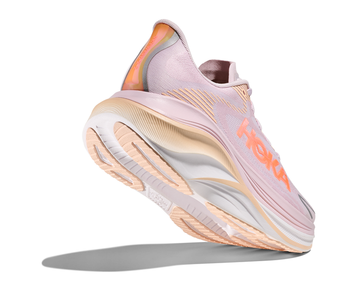 hoka skyward x 2 women's | lilac cream / tangerine glow