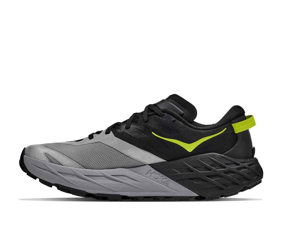 hoka speedgoat 7 men's | black stellar grey