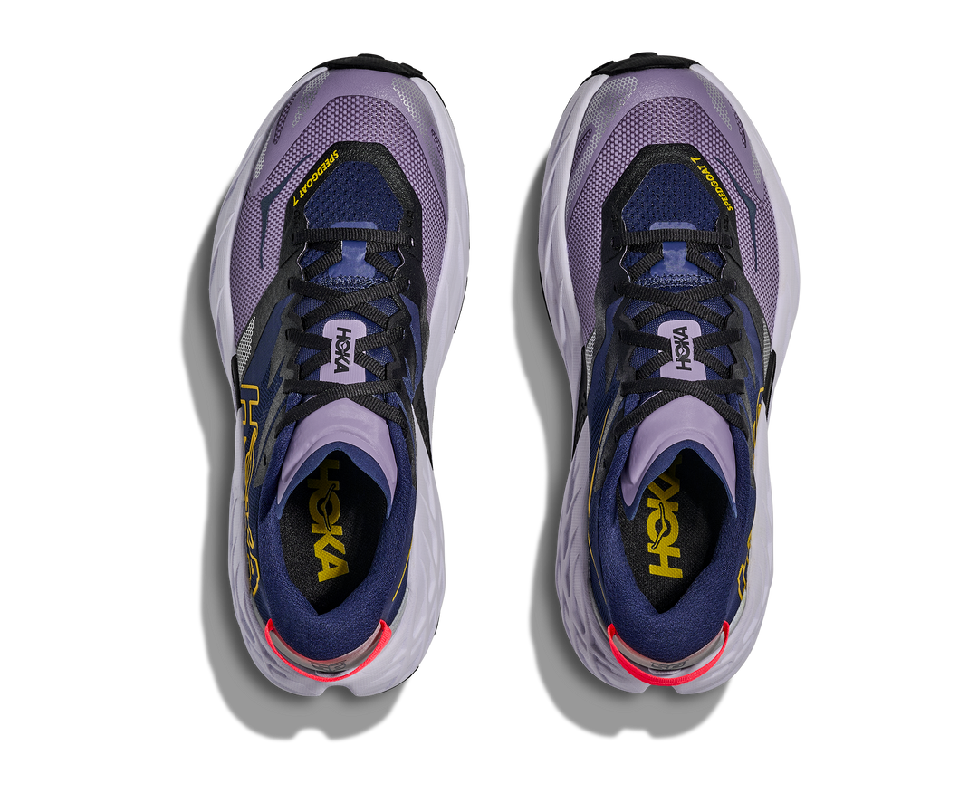 hoka speedgoat 7 women's | berry jam/starlight glow
