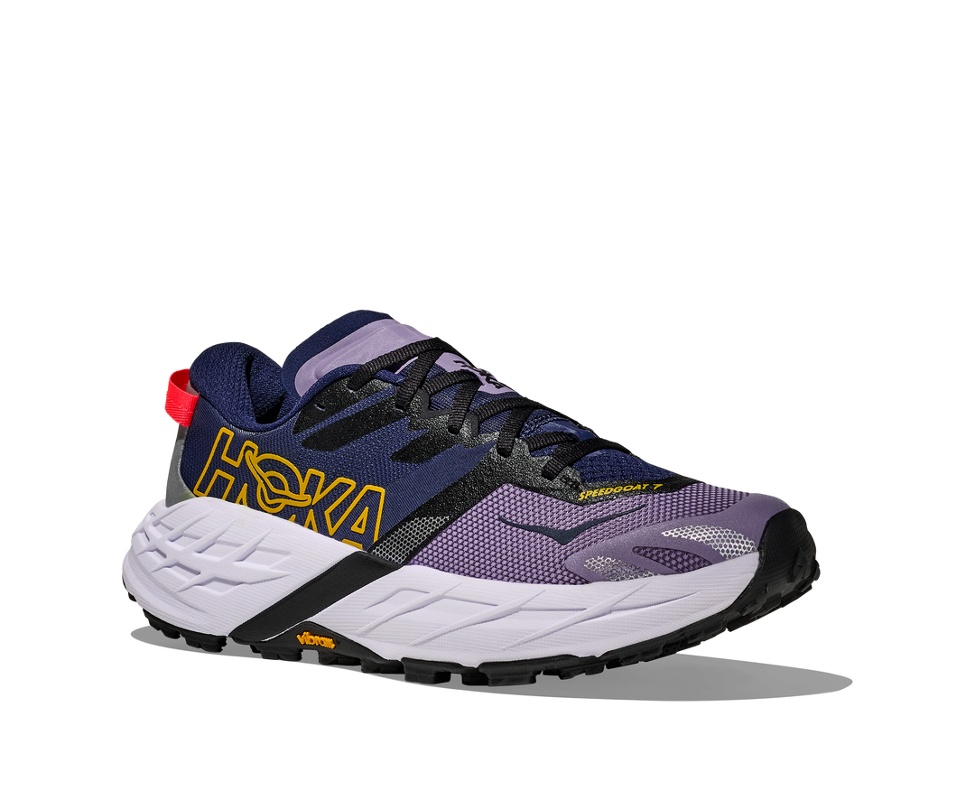 hoka speedgoat 7 women's | berry jam/starlight glow