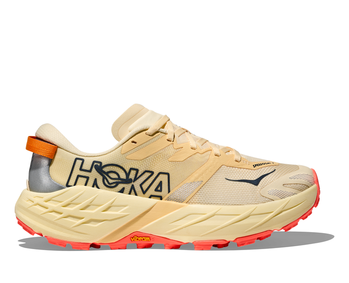hoka speedgoat 7 women's | vintage yellow / neon flame