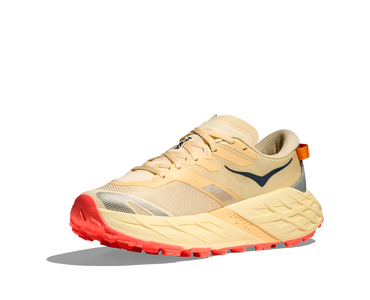 hoka speedgoat 7 women's | vintage yellow / neon flame