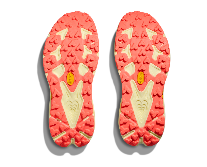 hoka speedgoat 7 women's | vintage yellow / neon flame