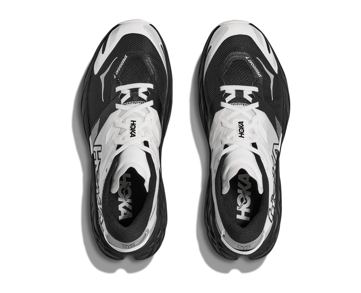 hoka speedgoat 7 wide women's | black / white
