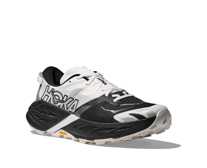 hoka speedgoat 7 wide women's | black / white