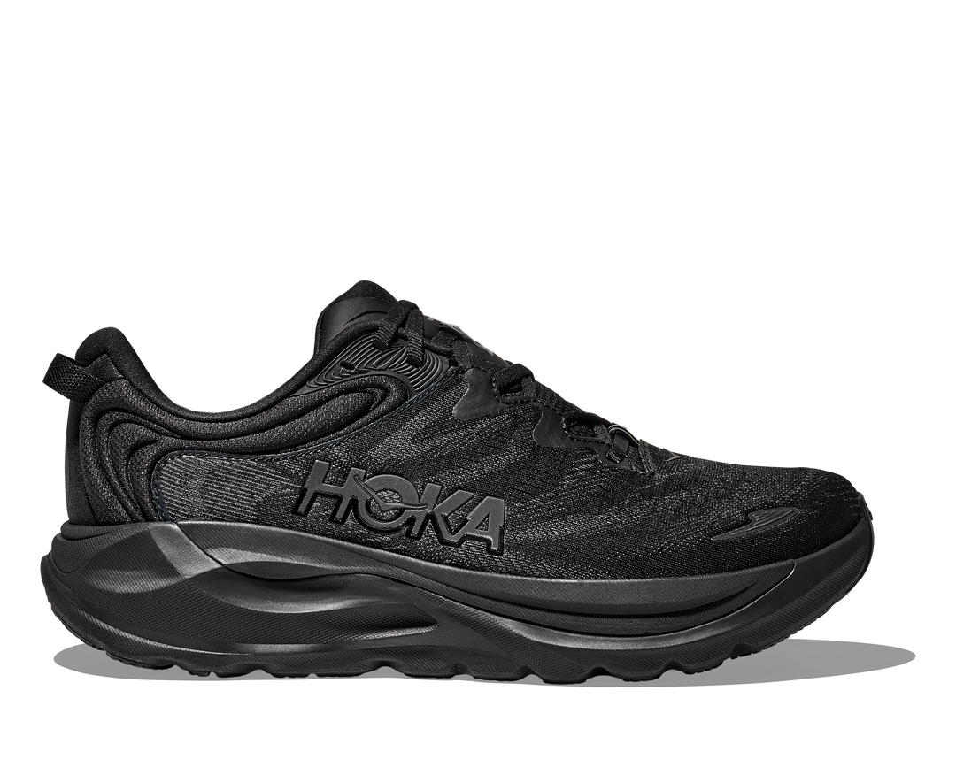hoka gaviota 6 men's | black/black