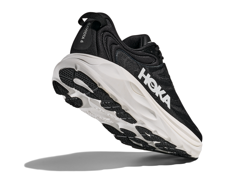 hoka gaviota 6 men's | black / white