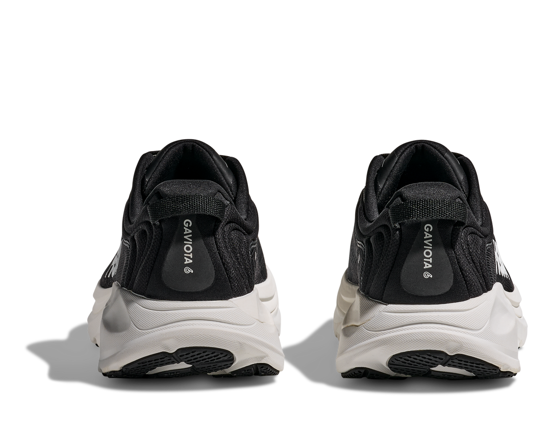 hoka gaviota 6 men's | black / white