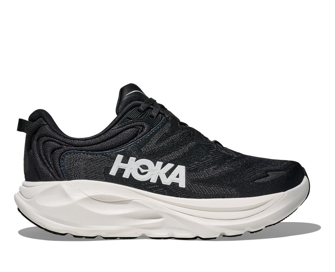 hoka gaviota 6 women's | black / white