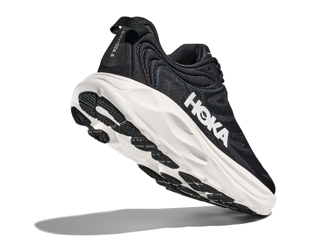 hoka gaviota 6 women's | black / white