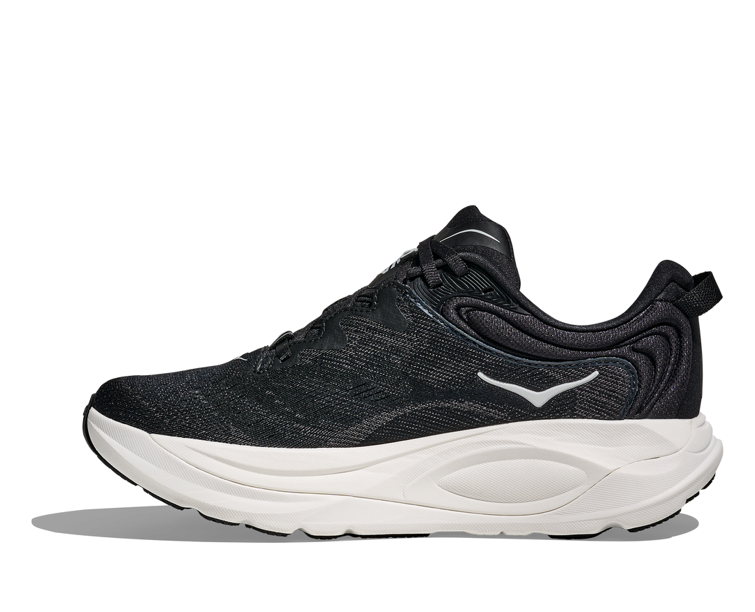 hoka gaviota 6 women's | black / white