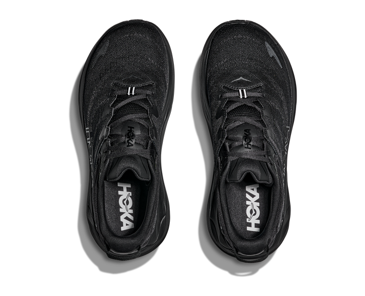 hoka gaviota 6 wide men's | black/black