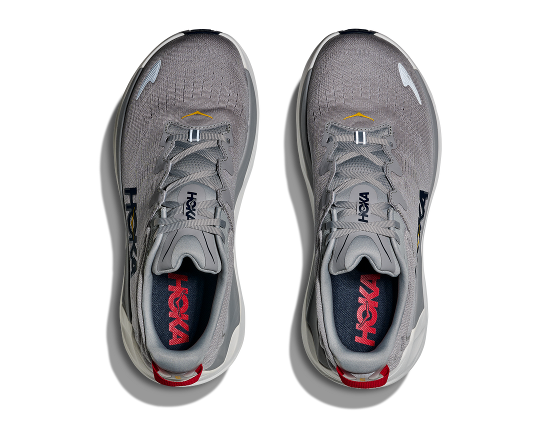 hoka gaviota 6 wide men's | stellar grey / stardust
