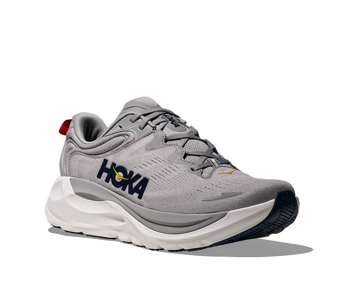 hoka gaviota 6 wide men's | stellar grey / stardust
