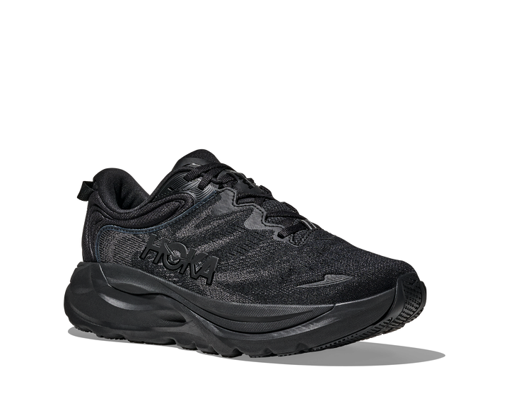 hoka gaviota 6 wide women's | black black