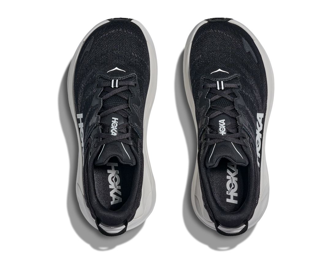 hoka gaviota 6 wide women's | black / white