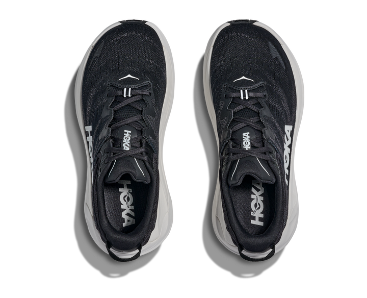 hoka gaviota 6 wide women's | black / white