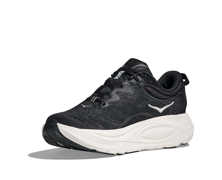 hoka gaviota 6 wide women's | black / white