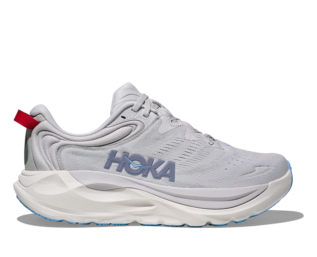 hoka gaviota 6 wide women's | cosmic grey / stardust