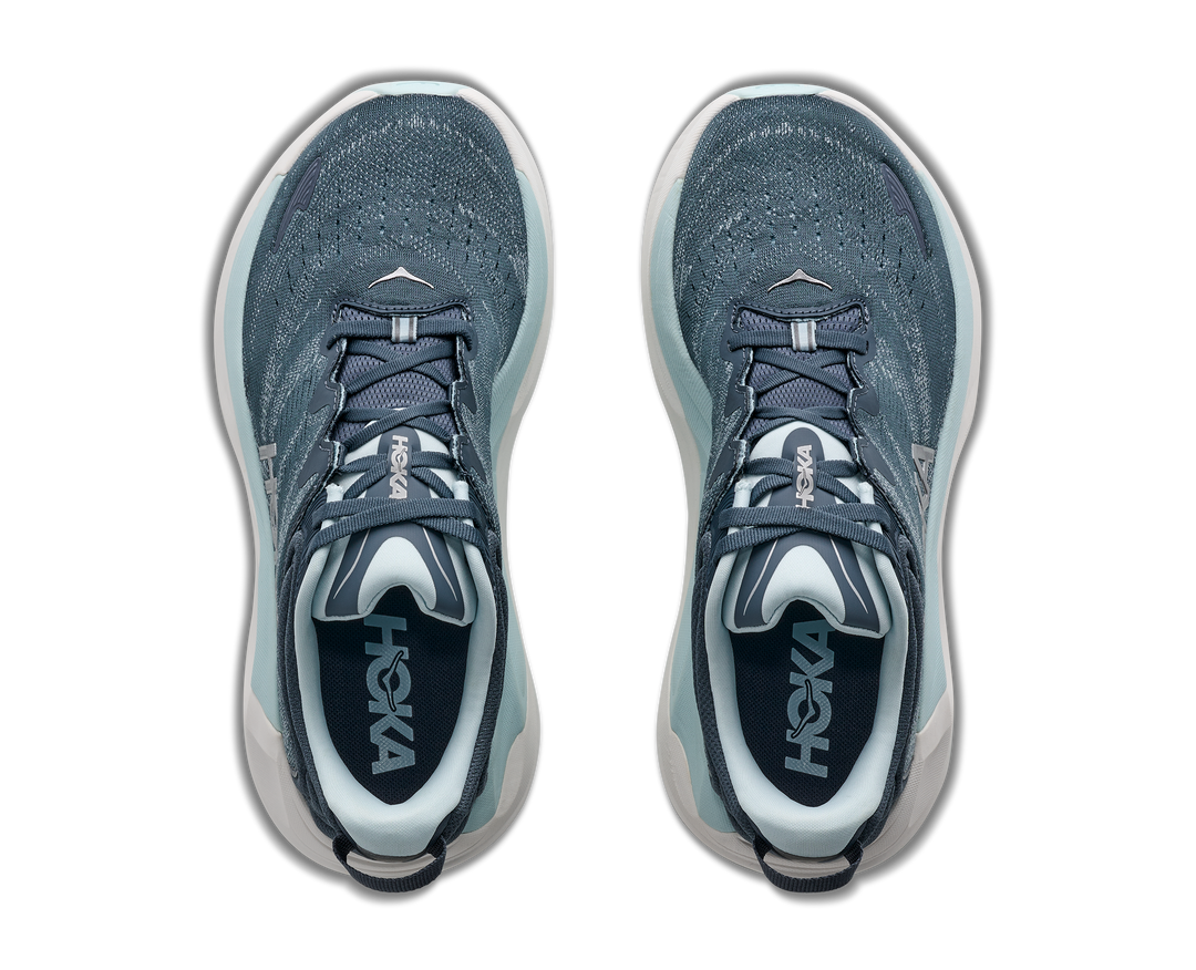 hoka gaviota 6 wide women's | faded navy glimmering blue