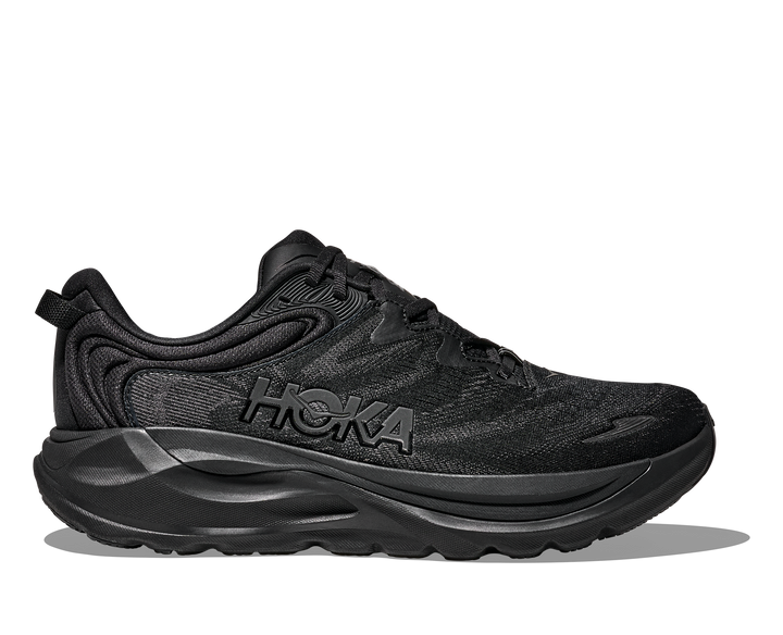 hoka gaviota 6 extra wide men's | black/black