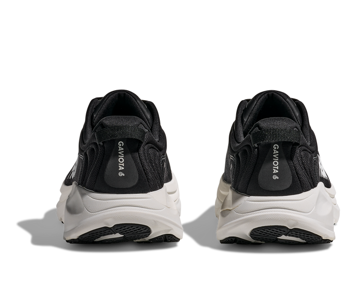 hoka gaviota 6 extra wide men's | black / white