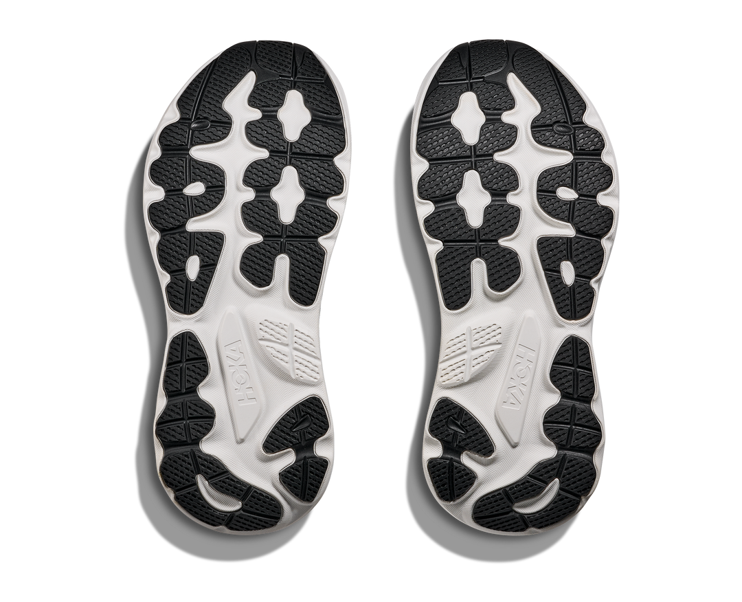 hoka gaviota 6 extra wide men's | black / white