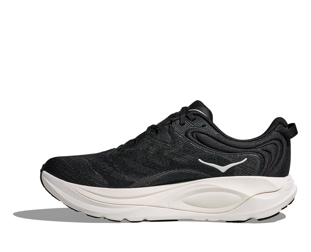 hoka gaviota 6 extra wide men's | black / white