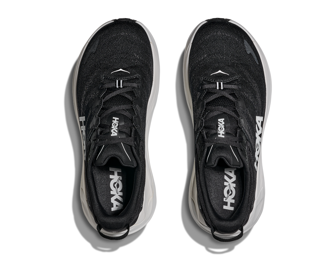 hoka gaviota 6 extra wide women's | black / white