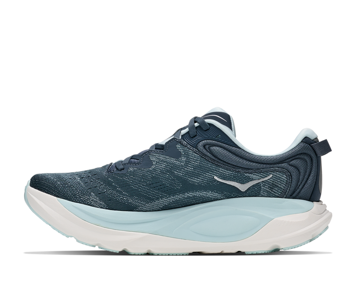 hoka gaviota 6 extra wide women's | faded navy glimmering blue