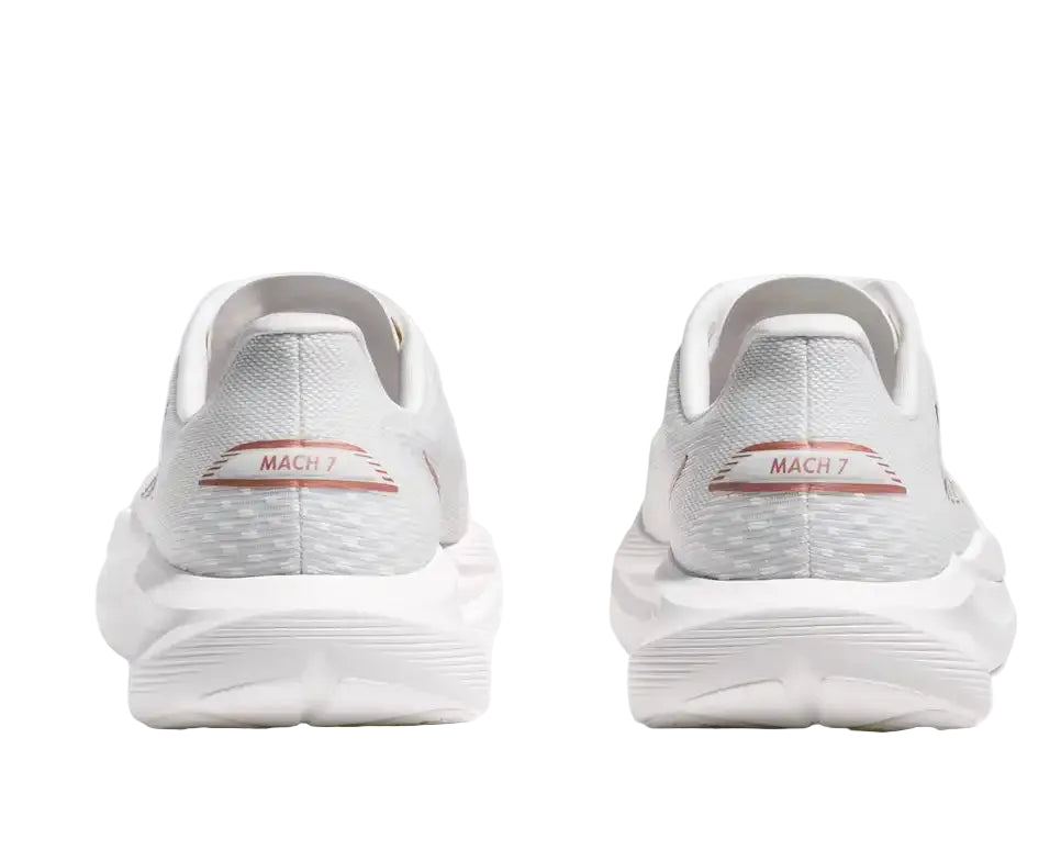 hoka mach 7 women's | frost / rose gold