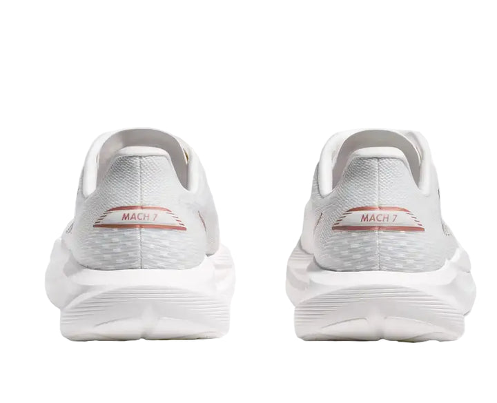 hoka mach 7 women's | frost / rose gold