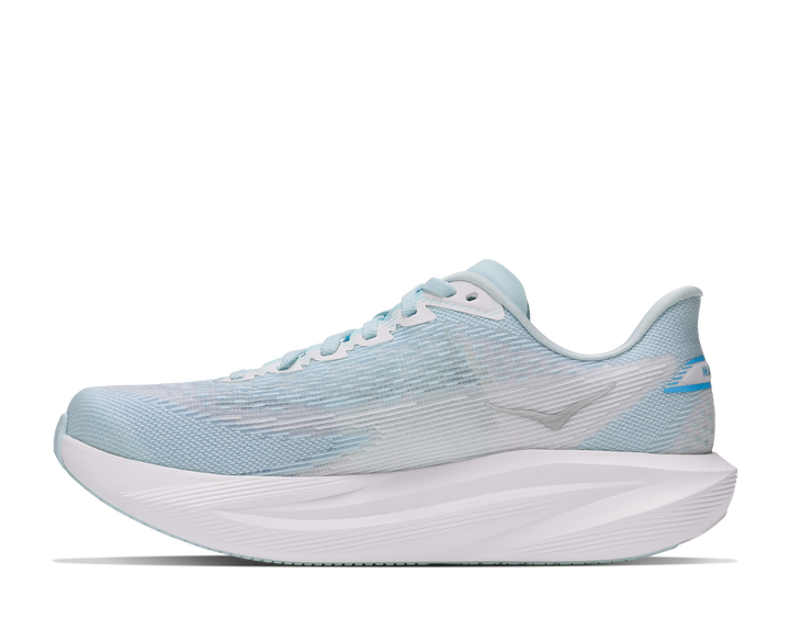 hoka mach 7 women's | glimmering blue frost