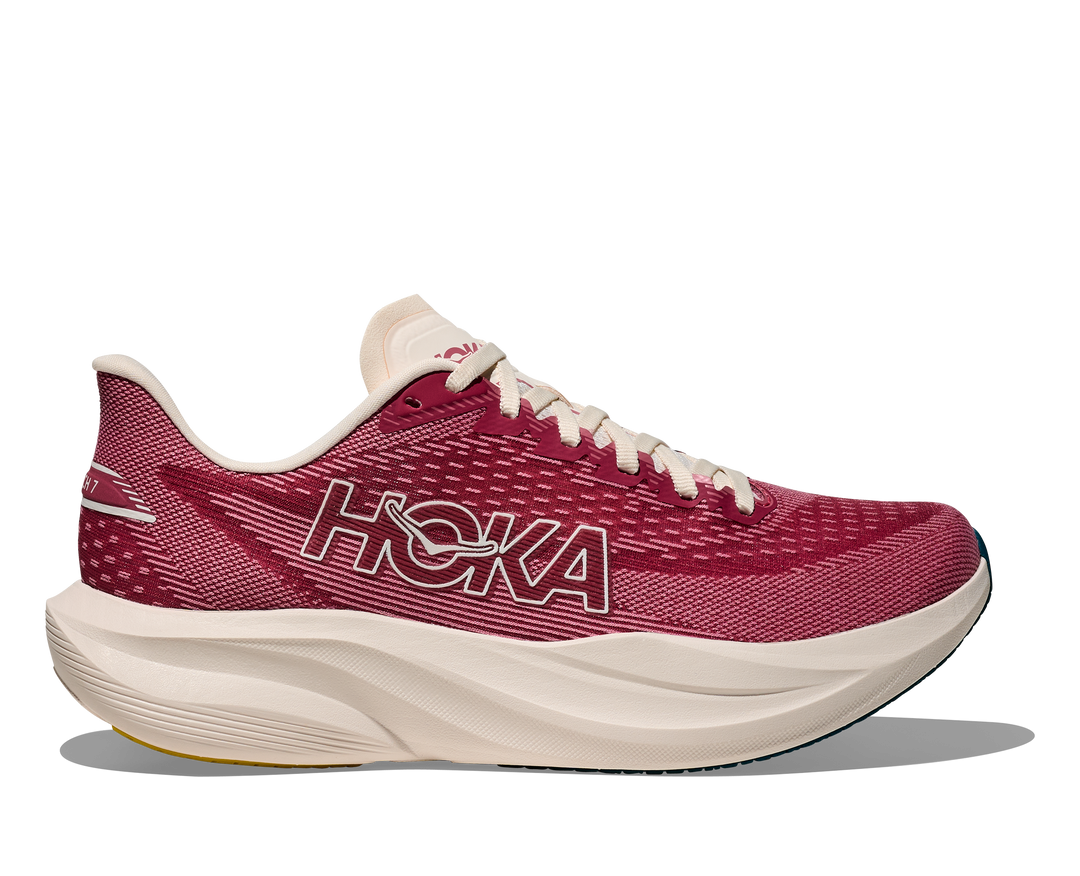 hoka mach 7 women's | lingonberry / cranberry