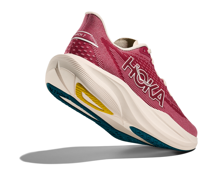 hoka mach 7 women's | lingonberry / cranberry