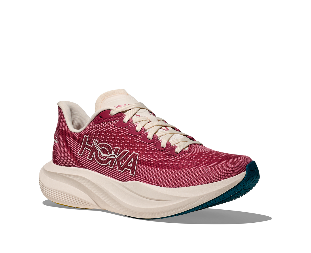 hoka mach 7 women's | lingonberry / cranberry