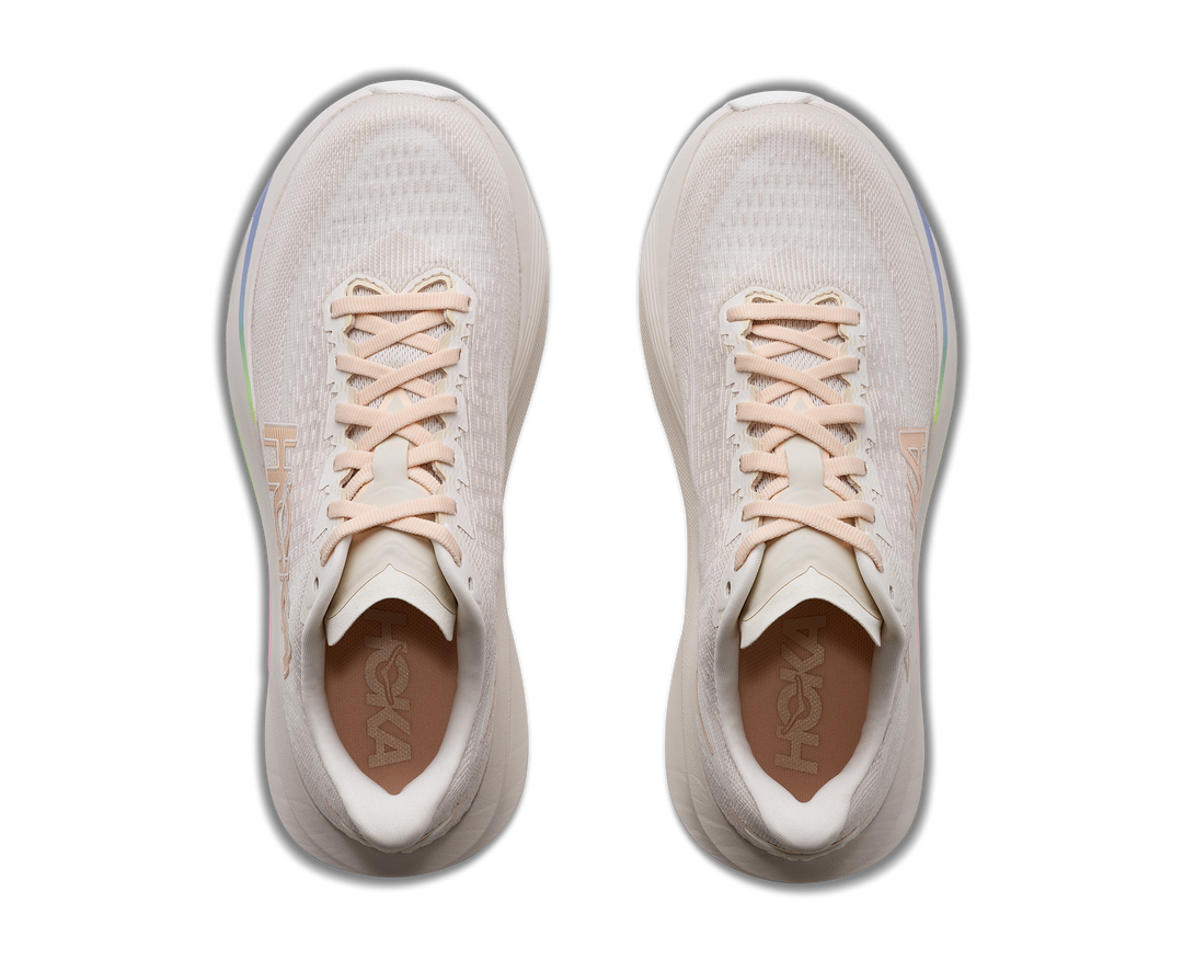 hoka mach 7 women's | oat milk alabaster