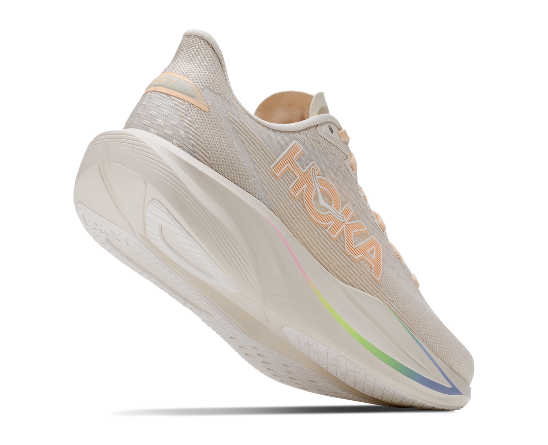 hoka mach 7 women's | oat milk alabaster
