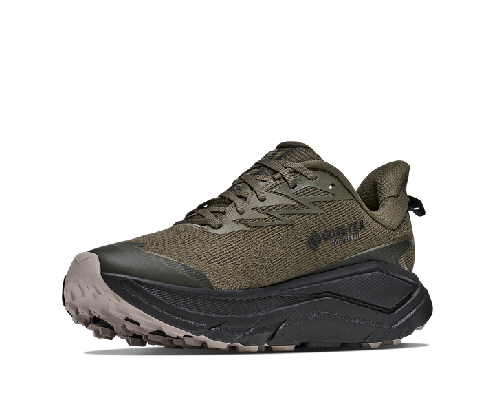 hoka challenger 8 gtx men's | antique olive black