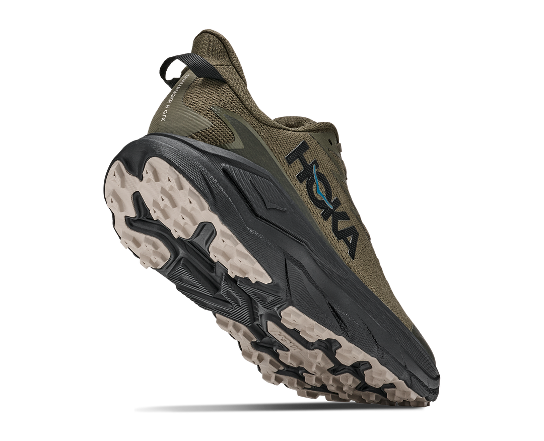 hoka challenger 8 gtx men's | antique olive black