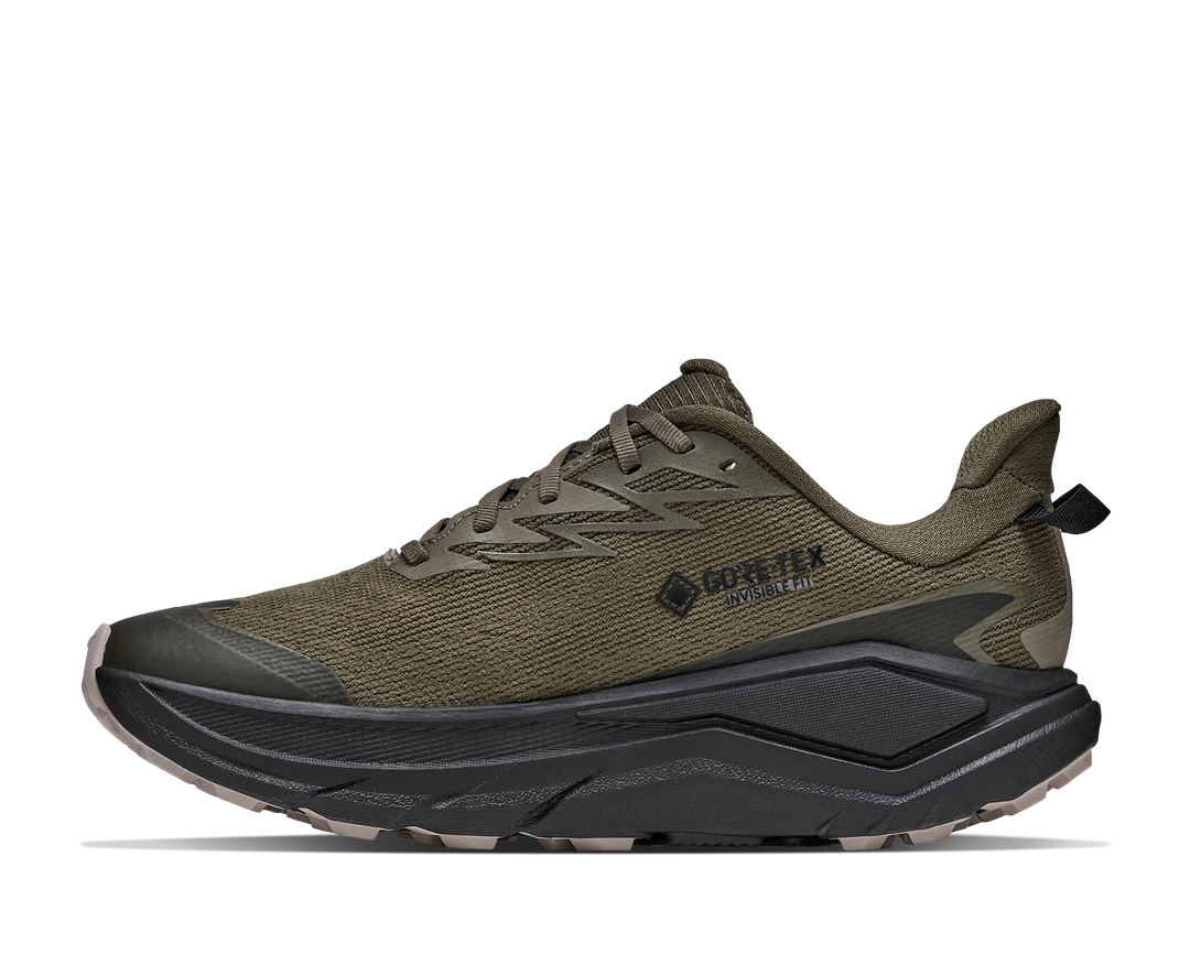 hoka challenger 8 gtx men's | antique olive black